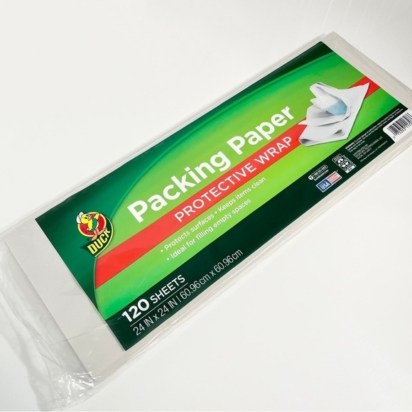 Duck White Packing Paper 120 Sheets Pack (5) - Picture 11 of 11